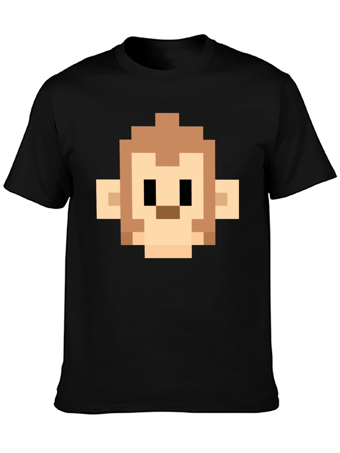 Pixel Monkey Head Graphic Tee