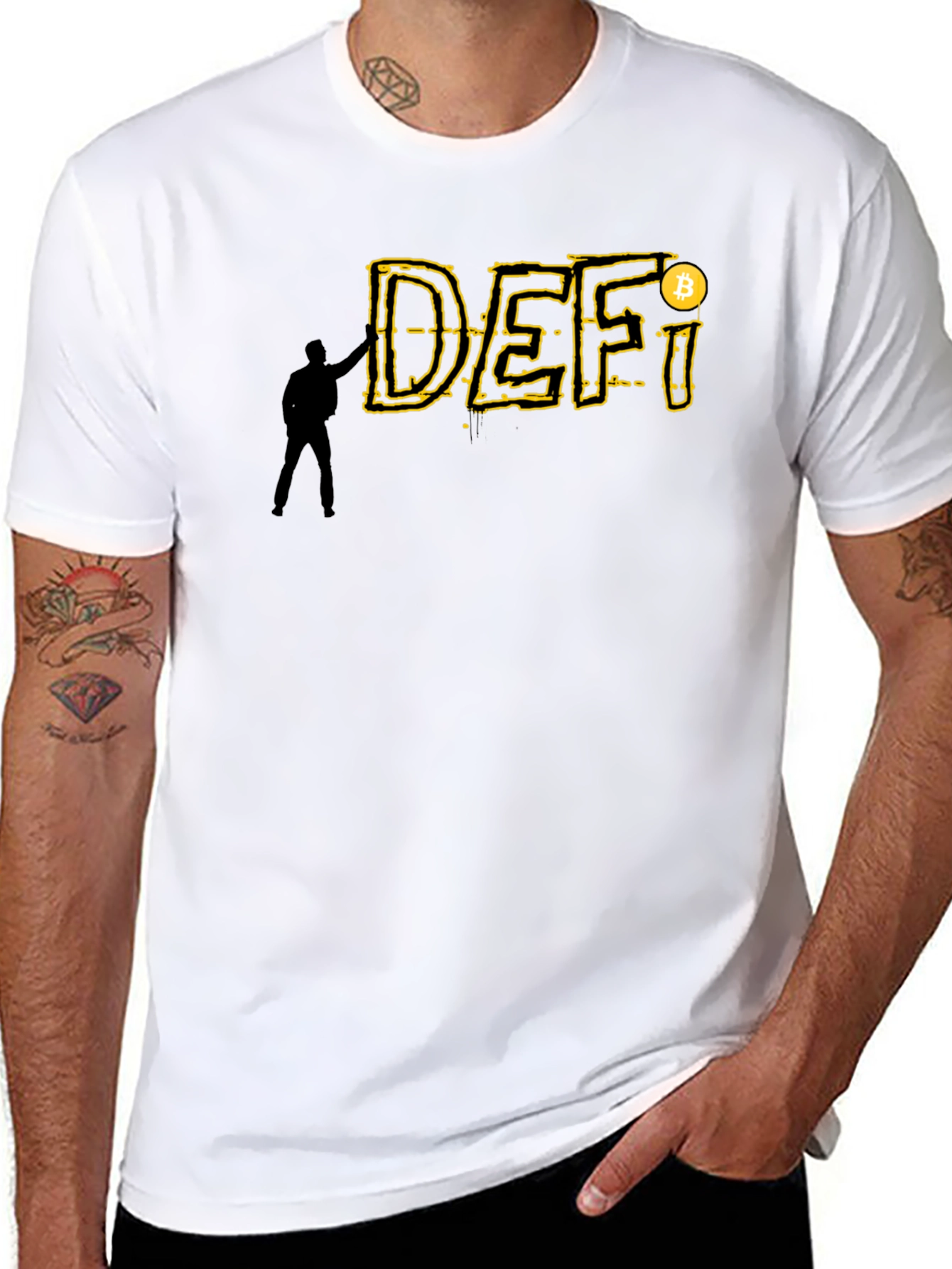 DEFI Bitcoin Graphic Tee - Crypto Fashion