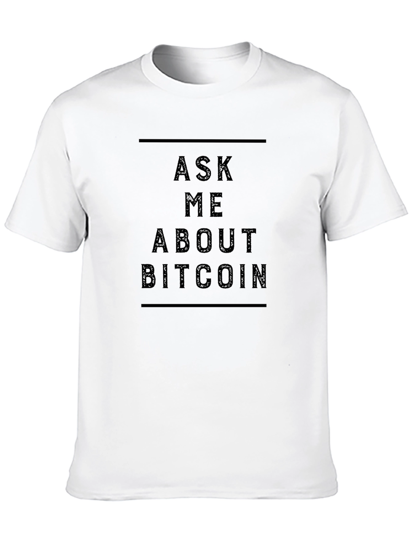 Ask Me About Bitcoin Graphic Tee