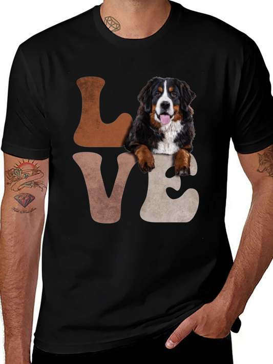 Bernese Mountain Dog Love T-Shirt Dog Lover Tee