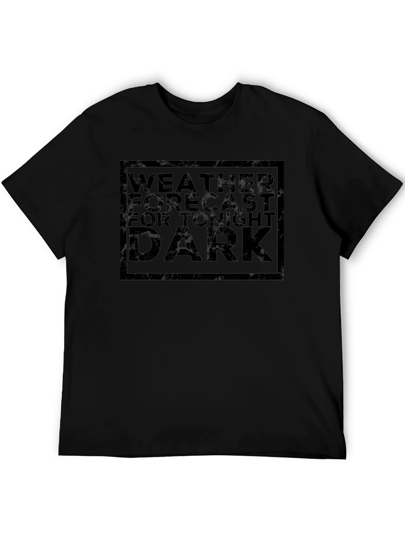 Dark Weather Forecast Graphic T-Shirt