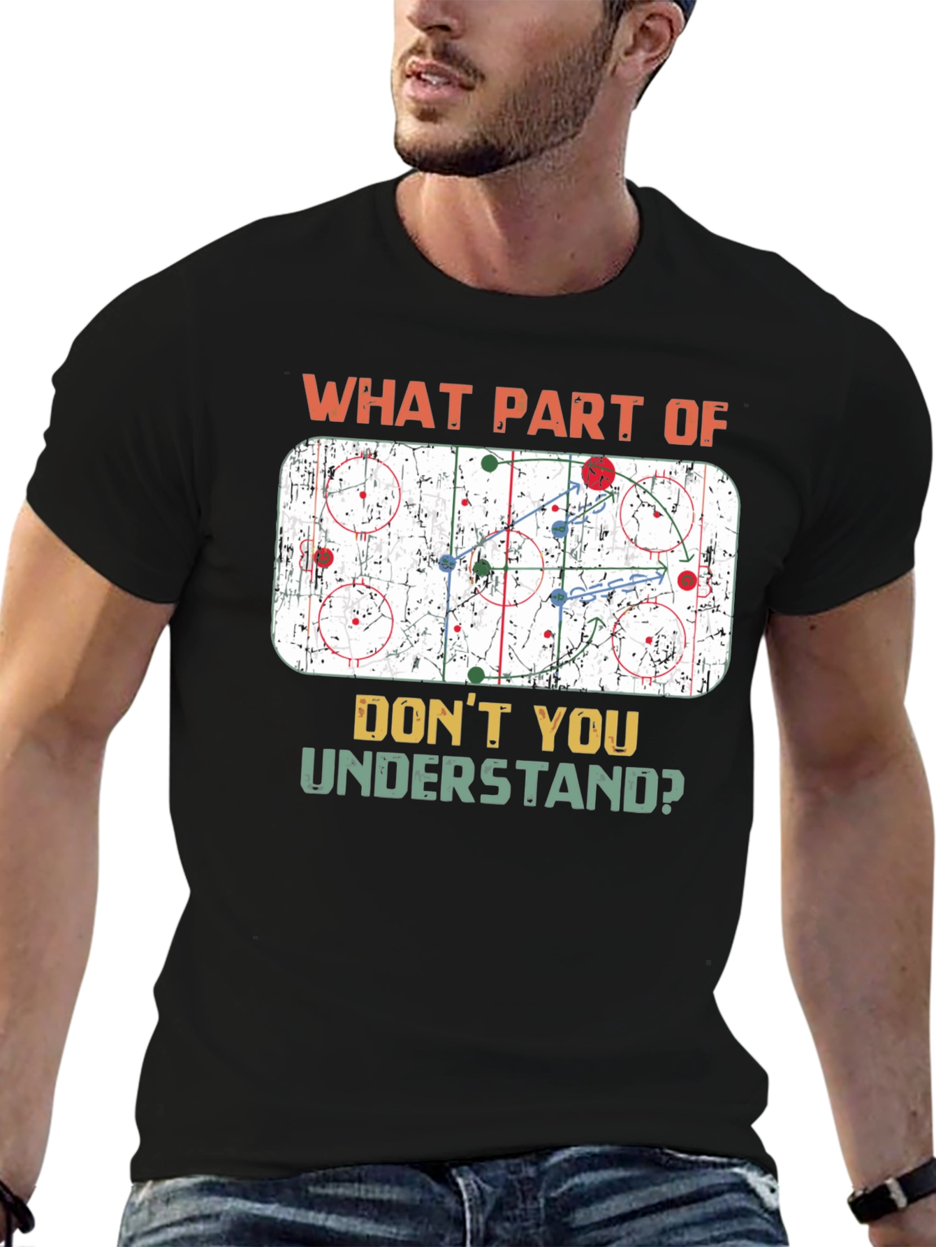 Hockey Play T-Shirt: What Part Dont You Understand?