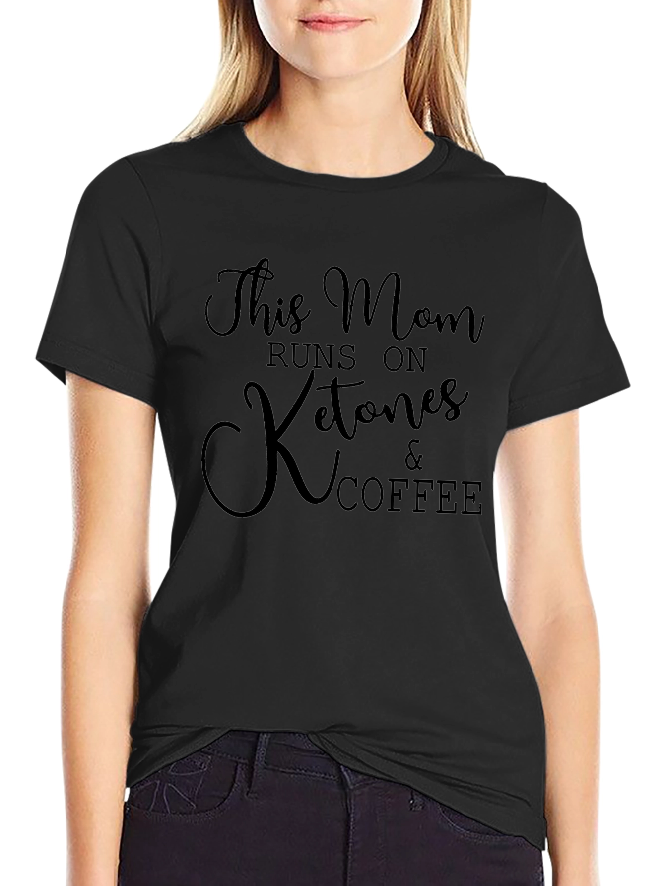 This Mom Runs on Ketones & Coffee T-Shirt
