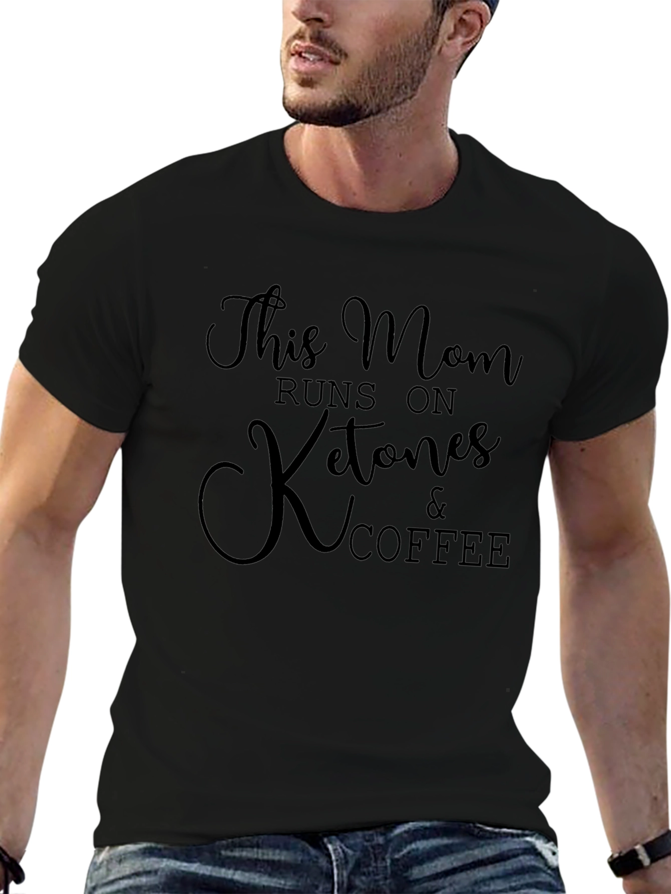 This Mom Runs on Ketones & Coffee T-Shirt
