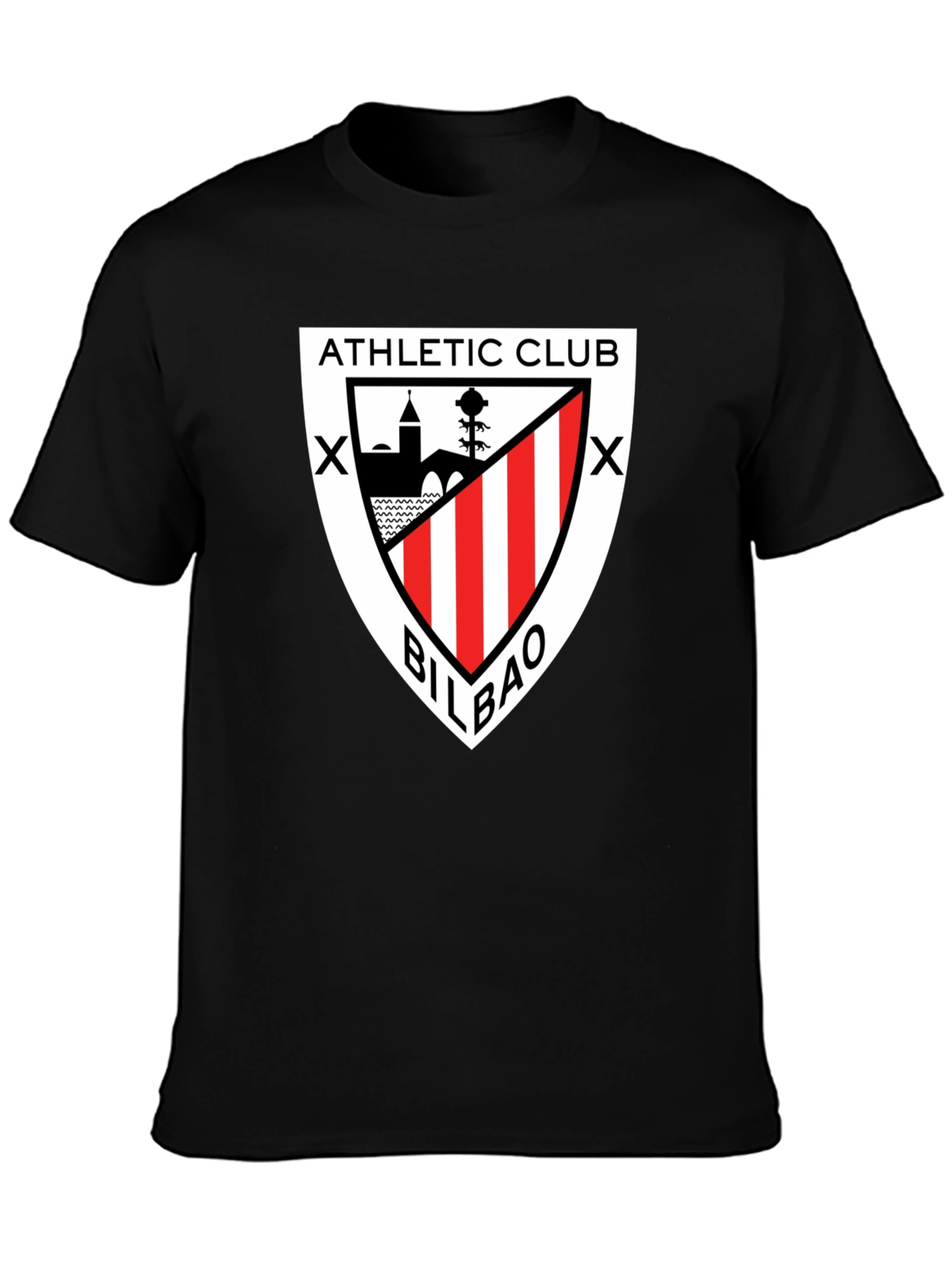 Athletic Club Bilbao Crest Black T-Shirt