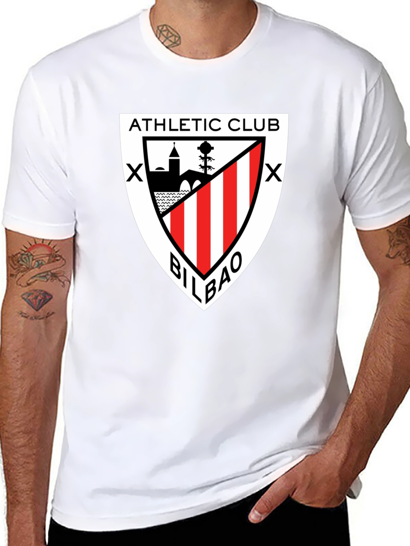 Athletic Club Bilbao Crest Black T-Shirt