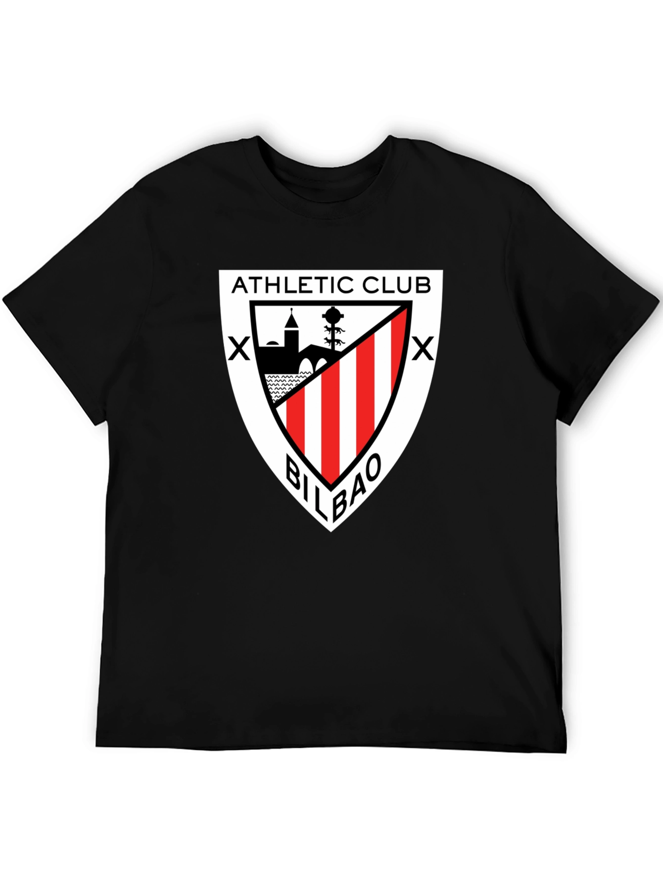 Athletic Club Bilbao Crest Black T-Shirt