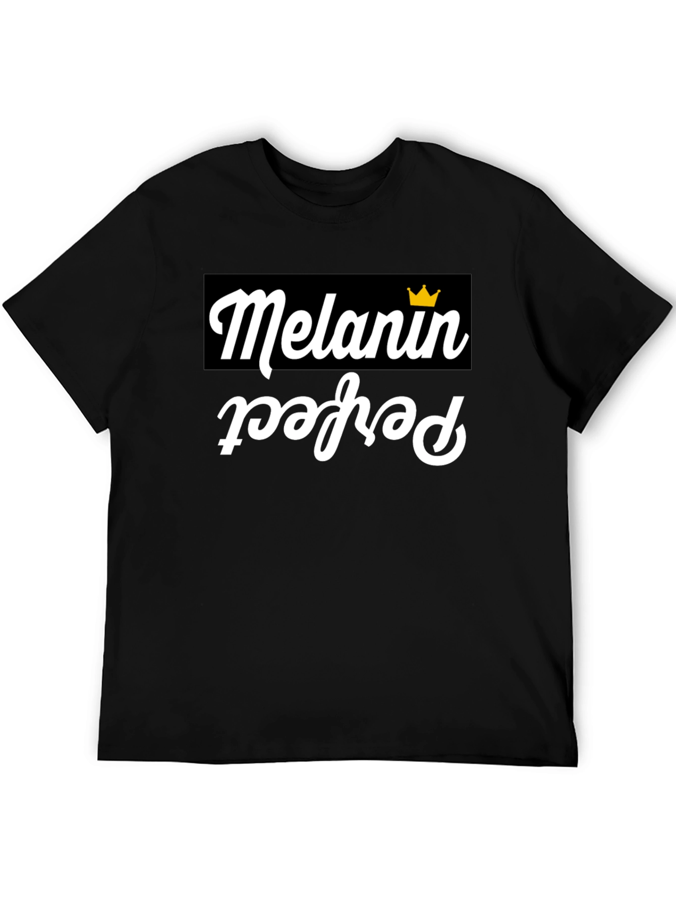 Melanin Perfect Graphic T-Shirt - Black