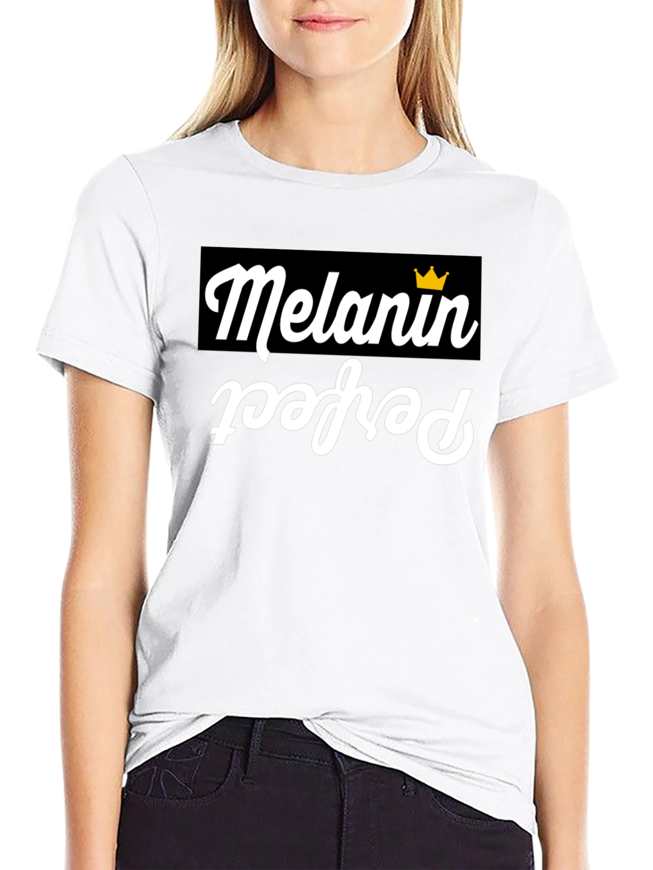 Melanin Perfect Graphic T-Shirt - Black