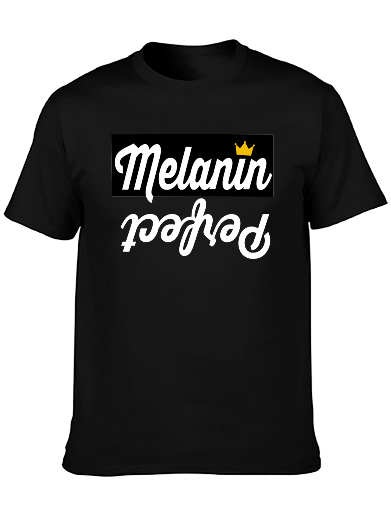Melanin Perfect Graphic T-Shirt - Black