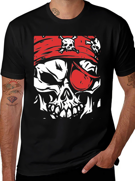 Pirate Skull Graphic T-Shirt