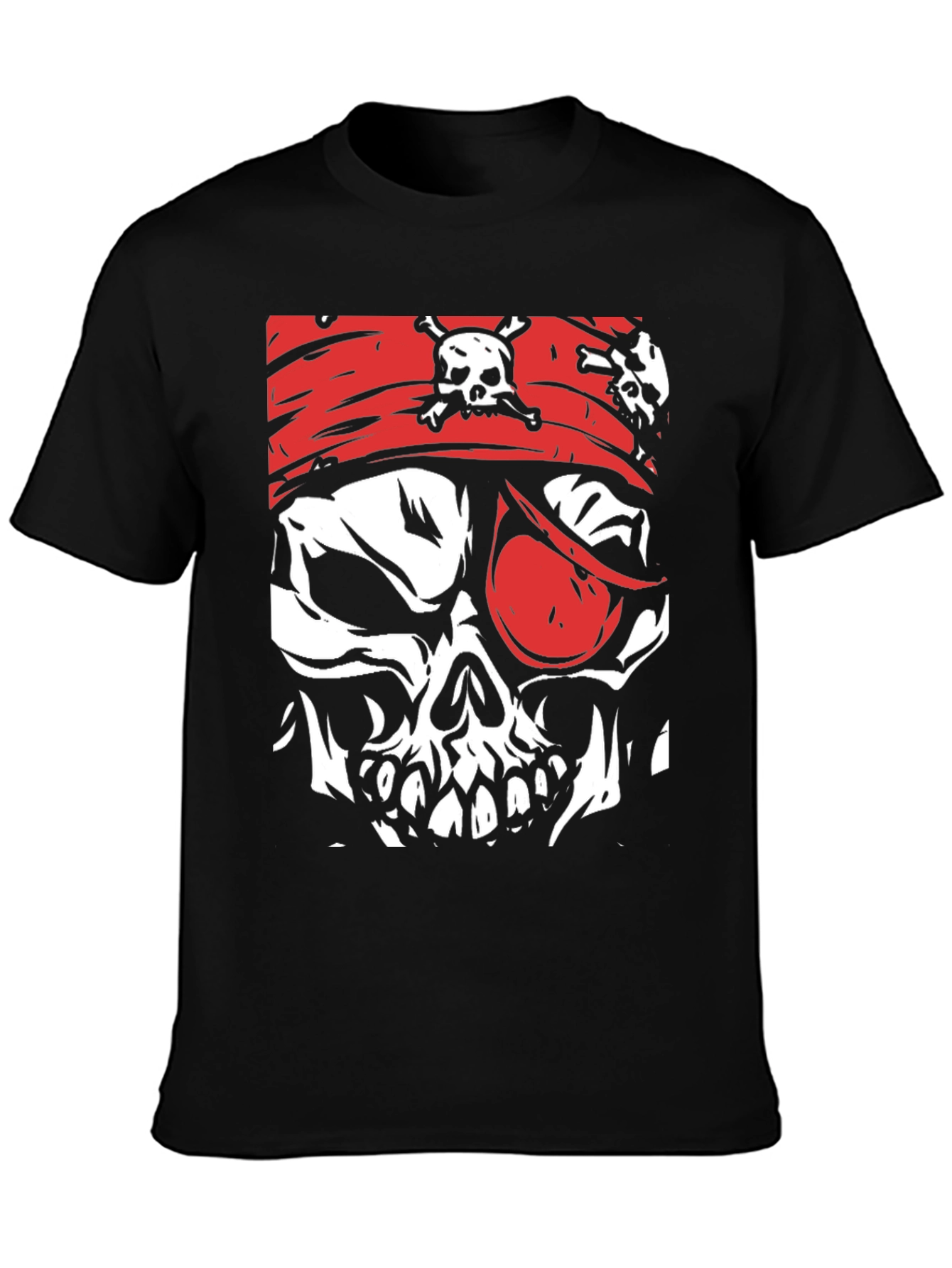 Pirate Skull Graphic T-Shirt