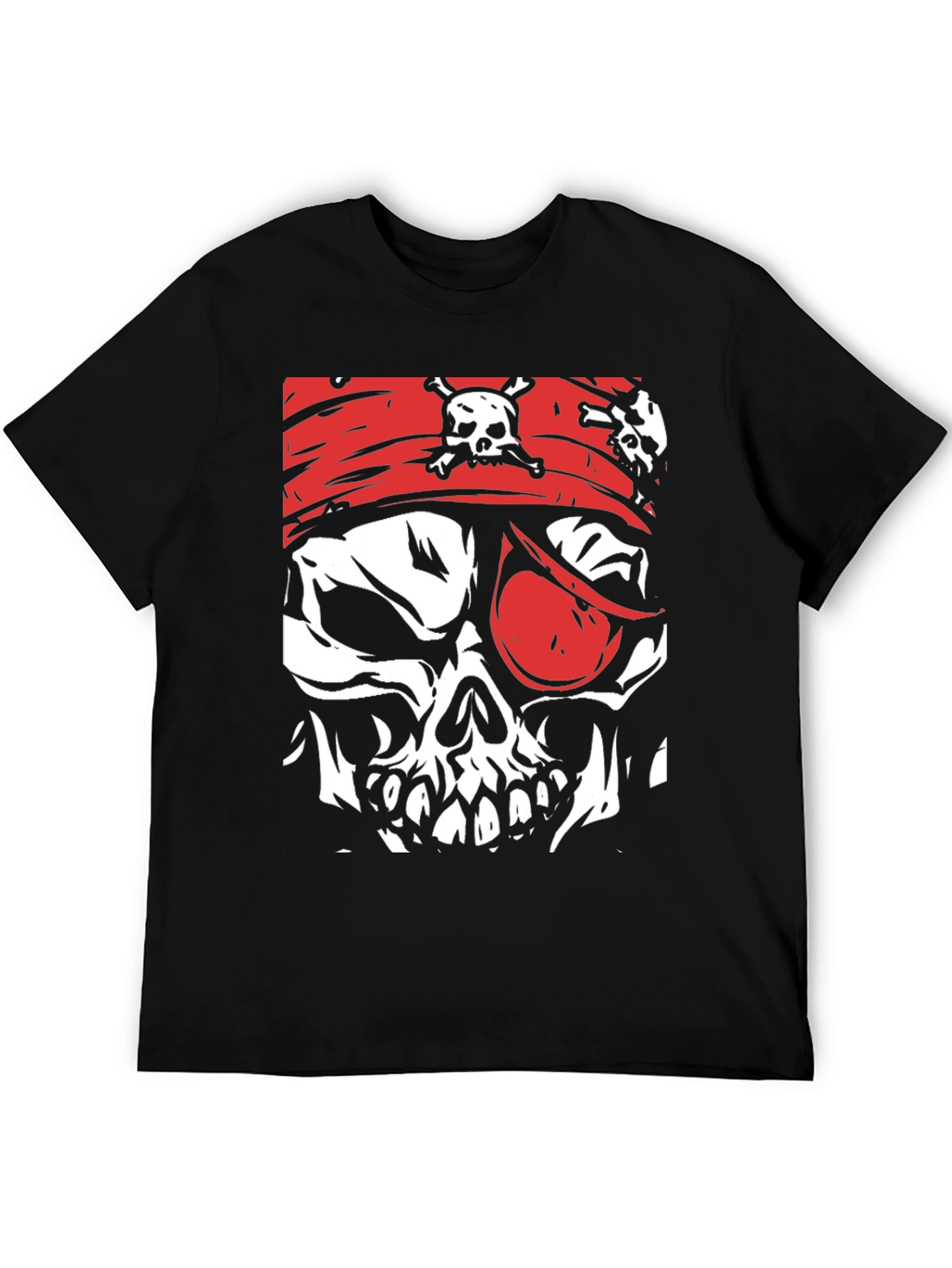 Pirate Skull Graphic T-Shirt