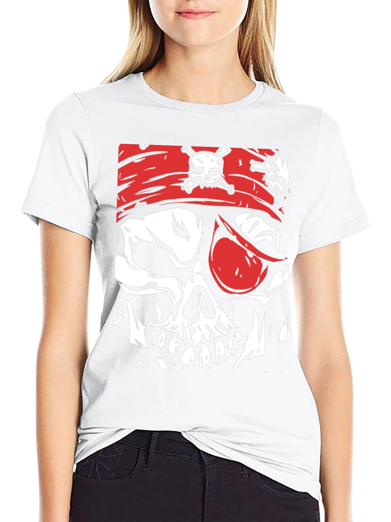 Pirate Skull Graphic T-Shirt