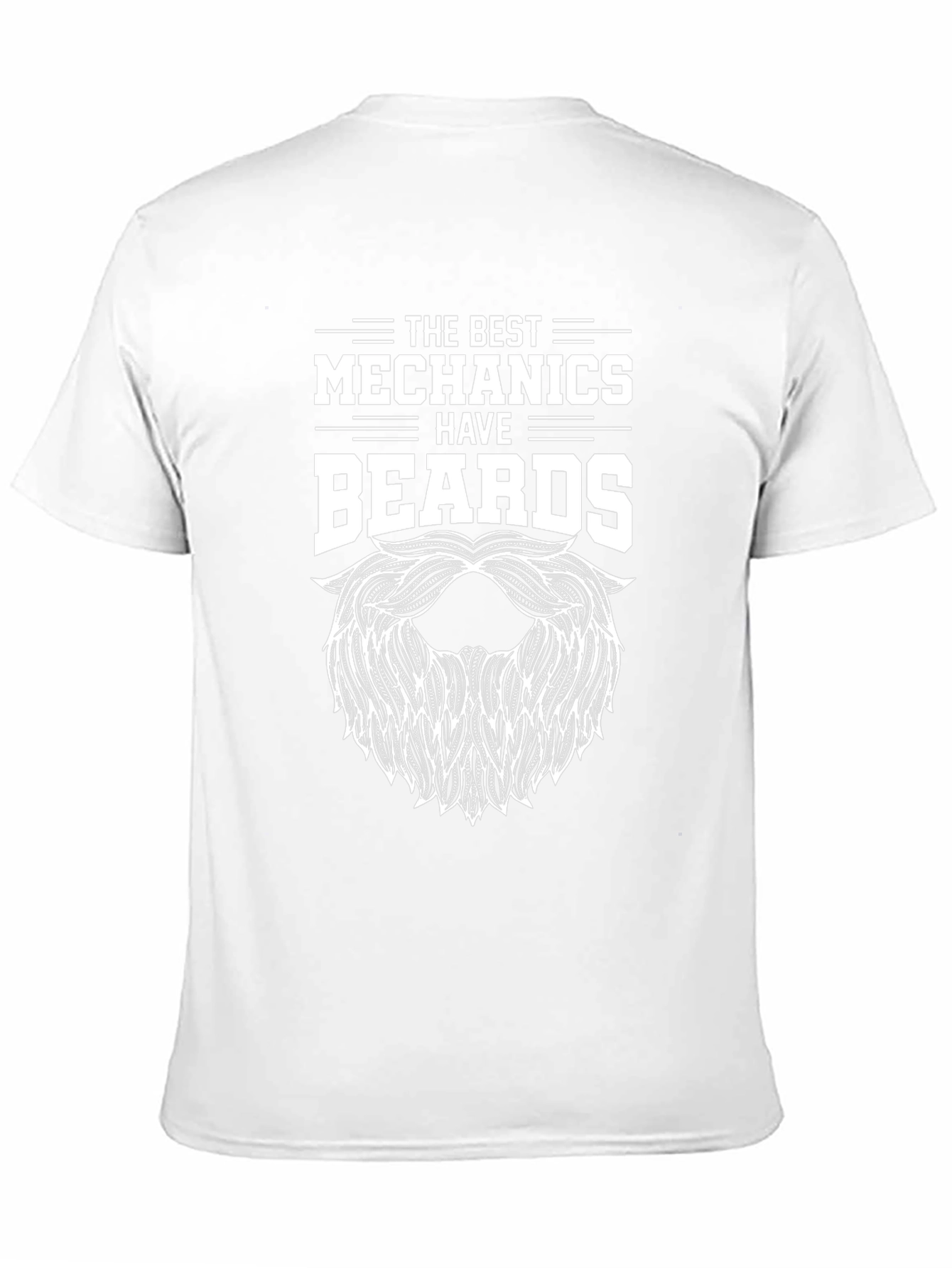 Mechanic Beard Graphic Tee - Black T-Shirt