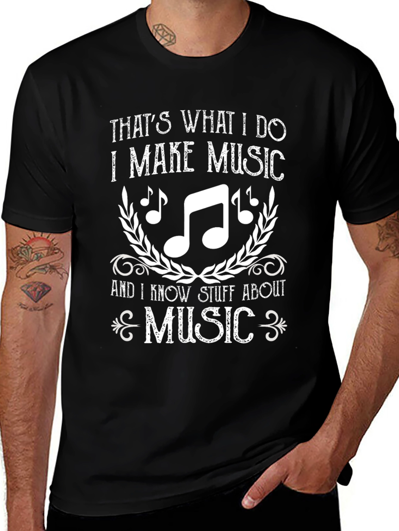 Music Lovers Tee: Thats What I Do T-Shirt