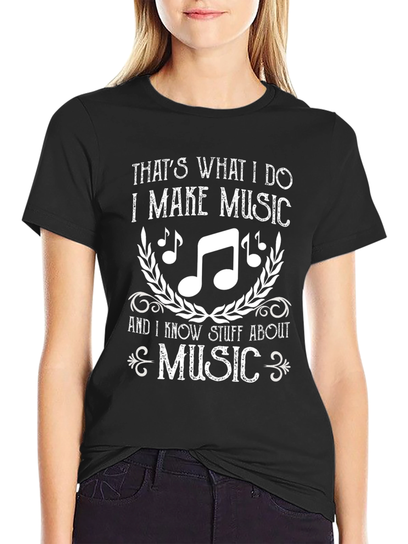 Music Lovers Tee: Thats What I Do T-Shirt