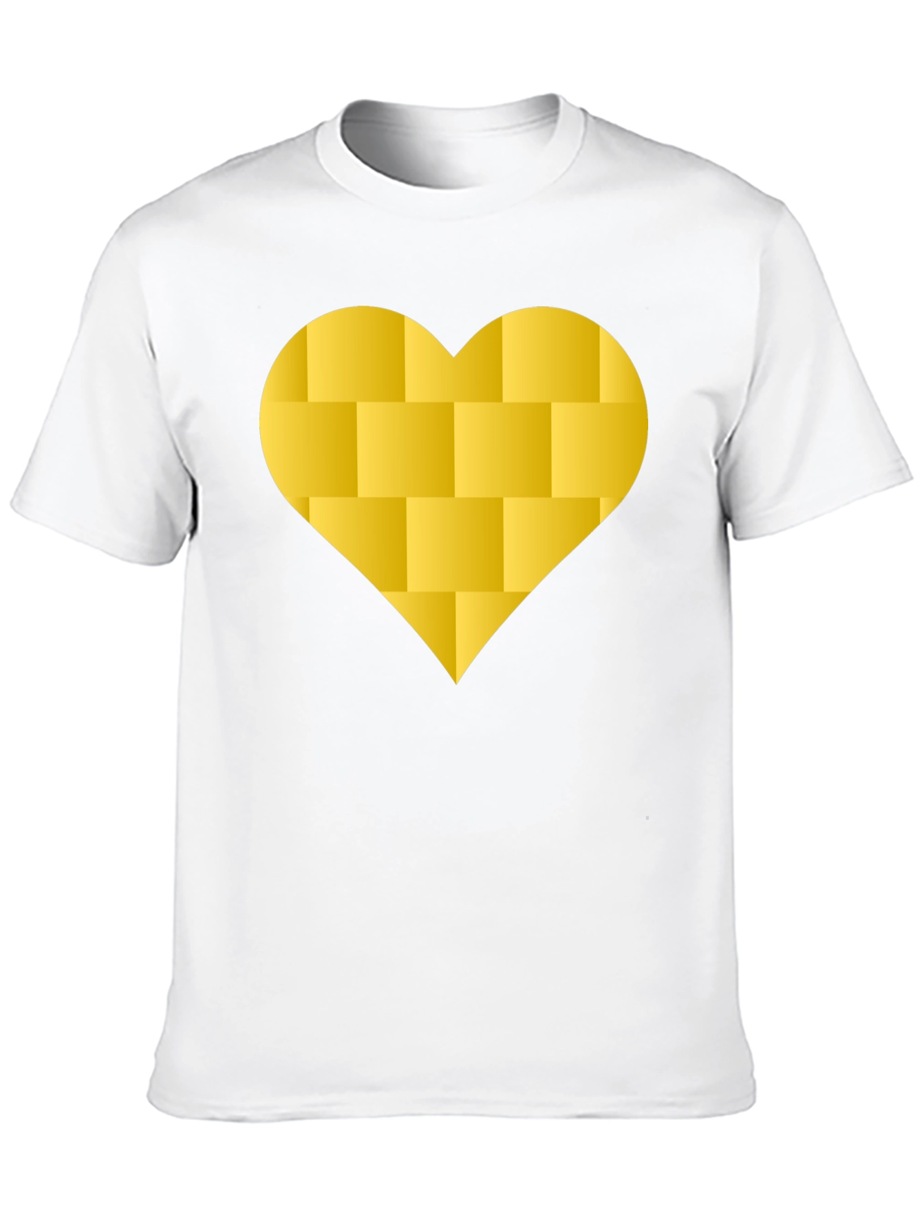 Brick Heart Graphic Tee - Modern Black T-Shirt
