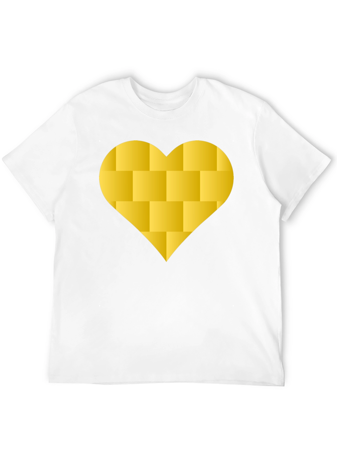 Brick Heart Graphic Tee - Modern Black T-Shirt