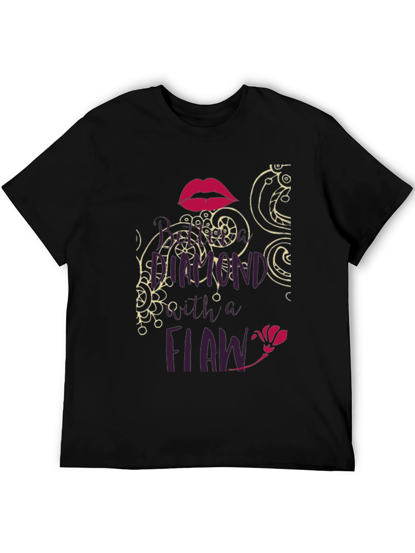 Diamond with a Flaw Graphic Tee - Black
