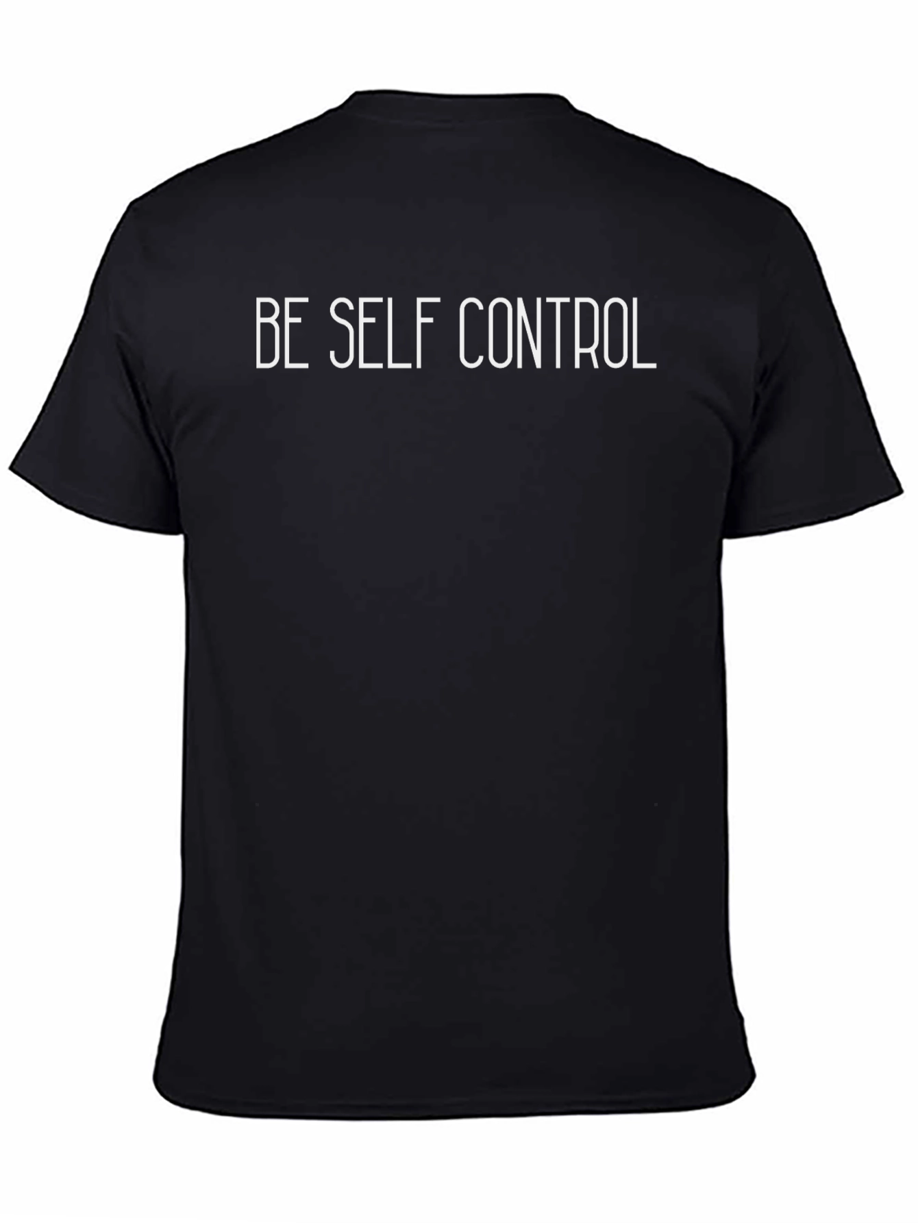 Be Self Control Graphic Tee - Black Unisex
