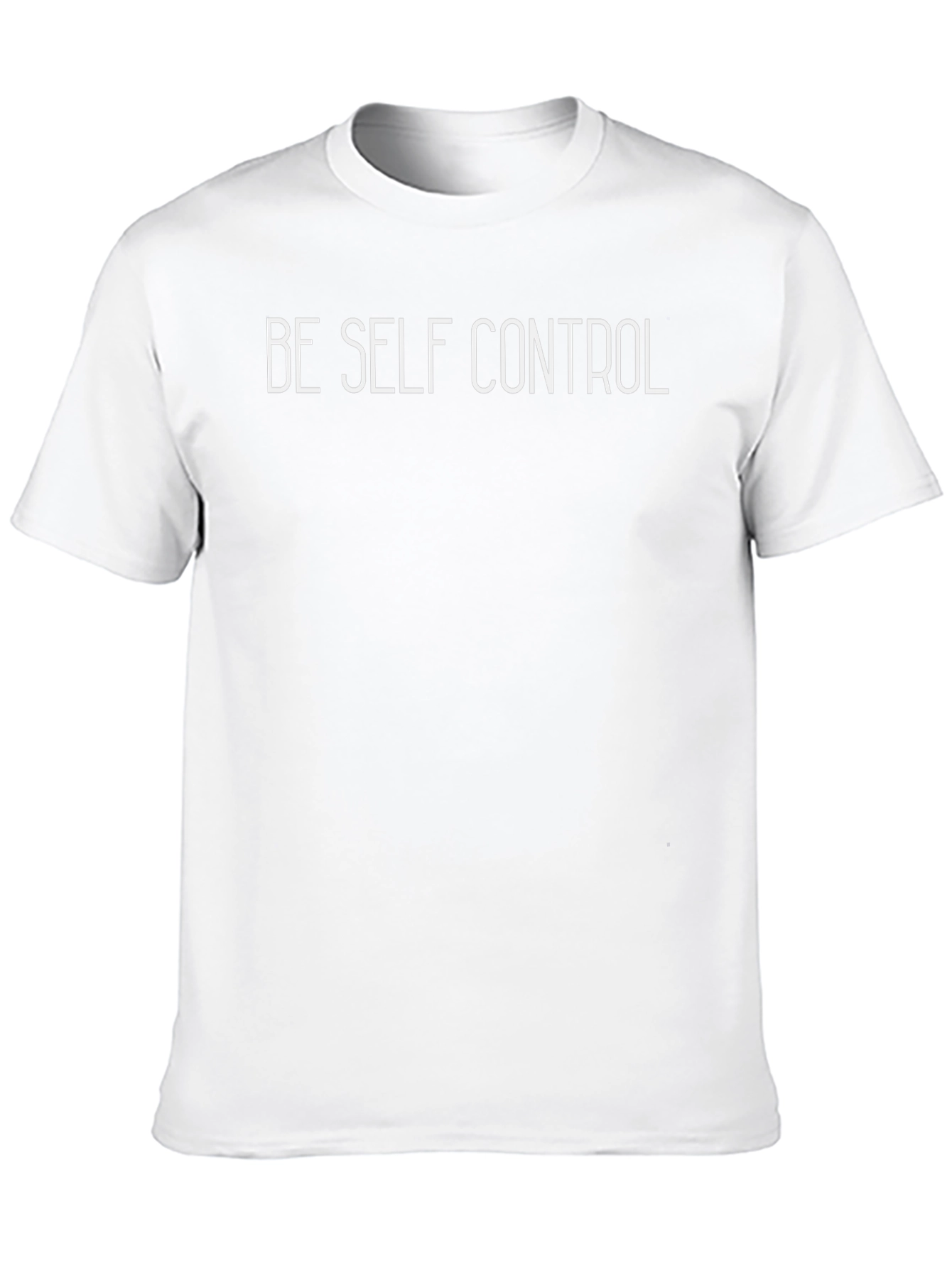 Be Self Control Graphic Tee - Black Unisex