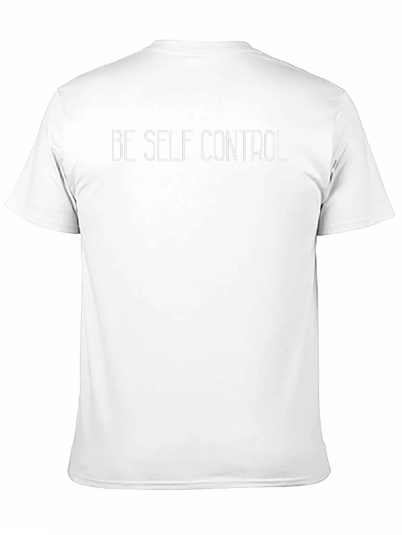 Be Self Control Graphic Tee - Black Unisex