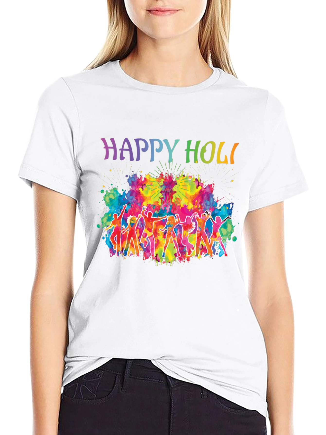 Happy Holi Festival Graphic Tee