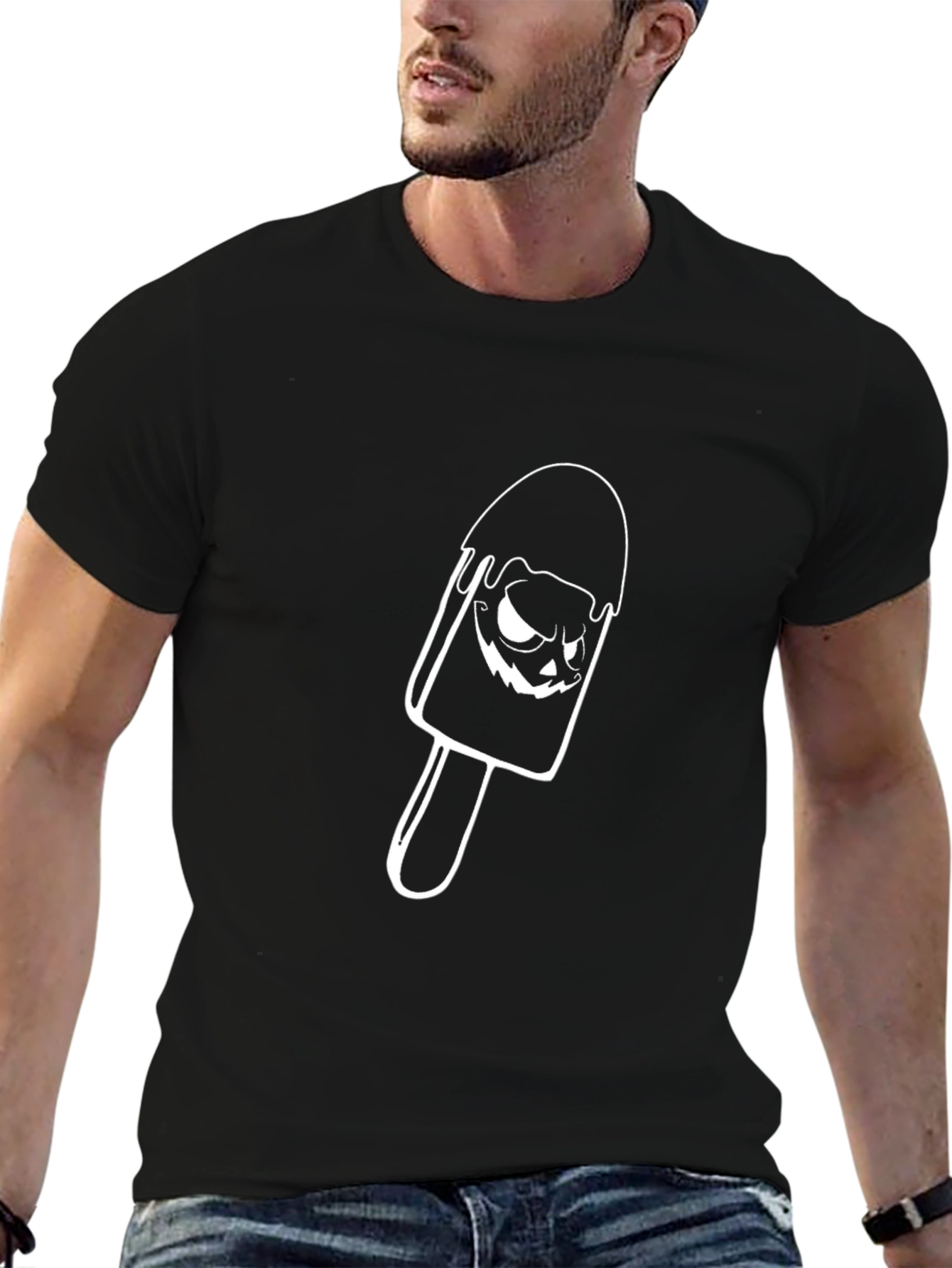 Spooky Popsicle Graphic Tee - Halloween Vibes