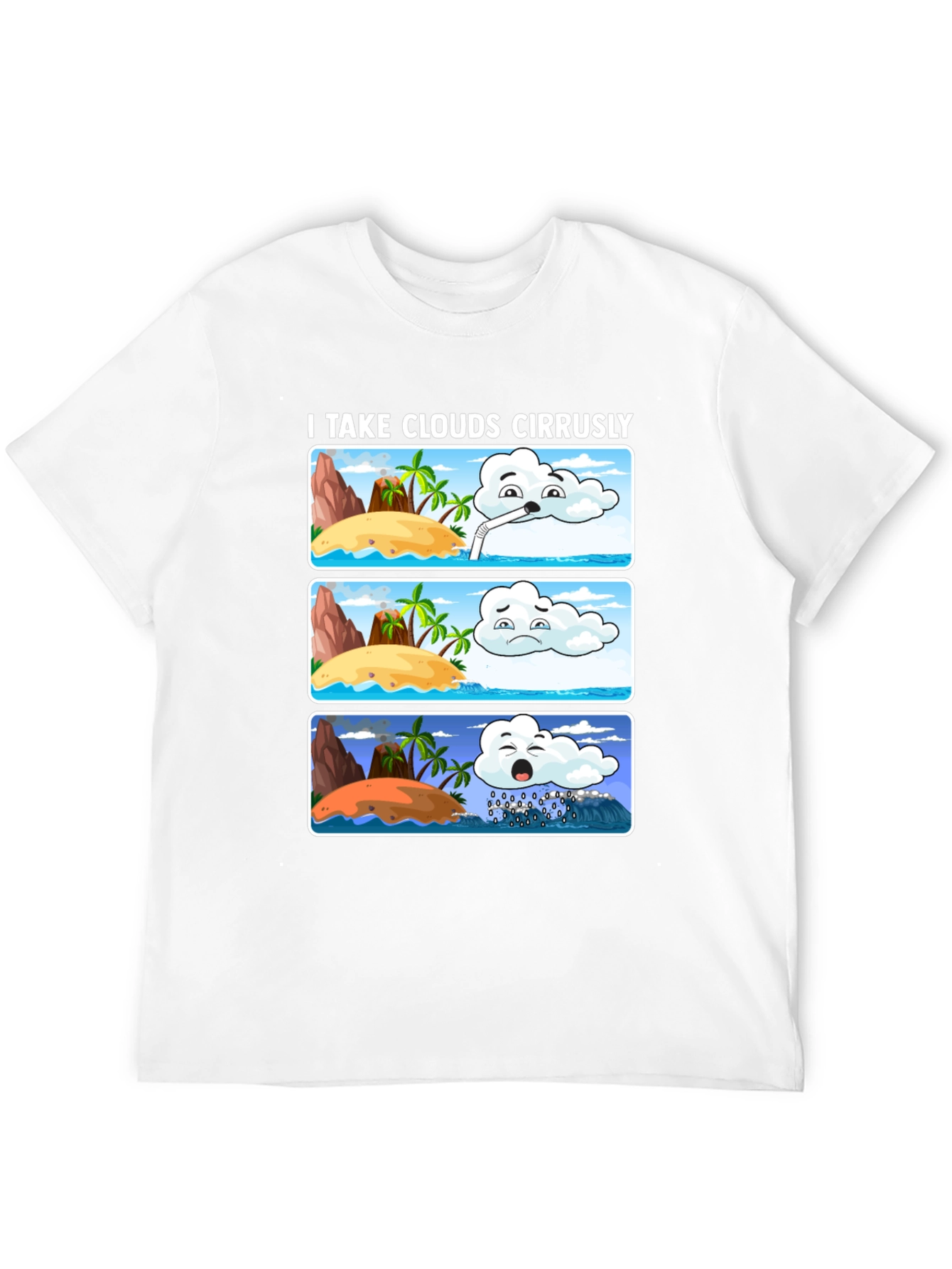 Humorous Weather Cartoon T-Shirt