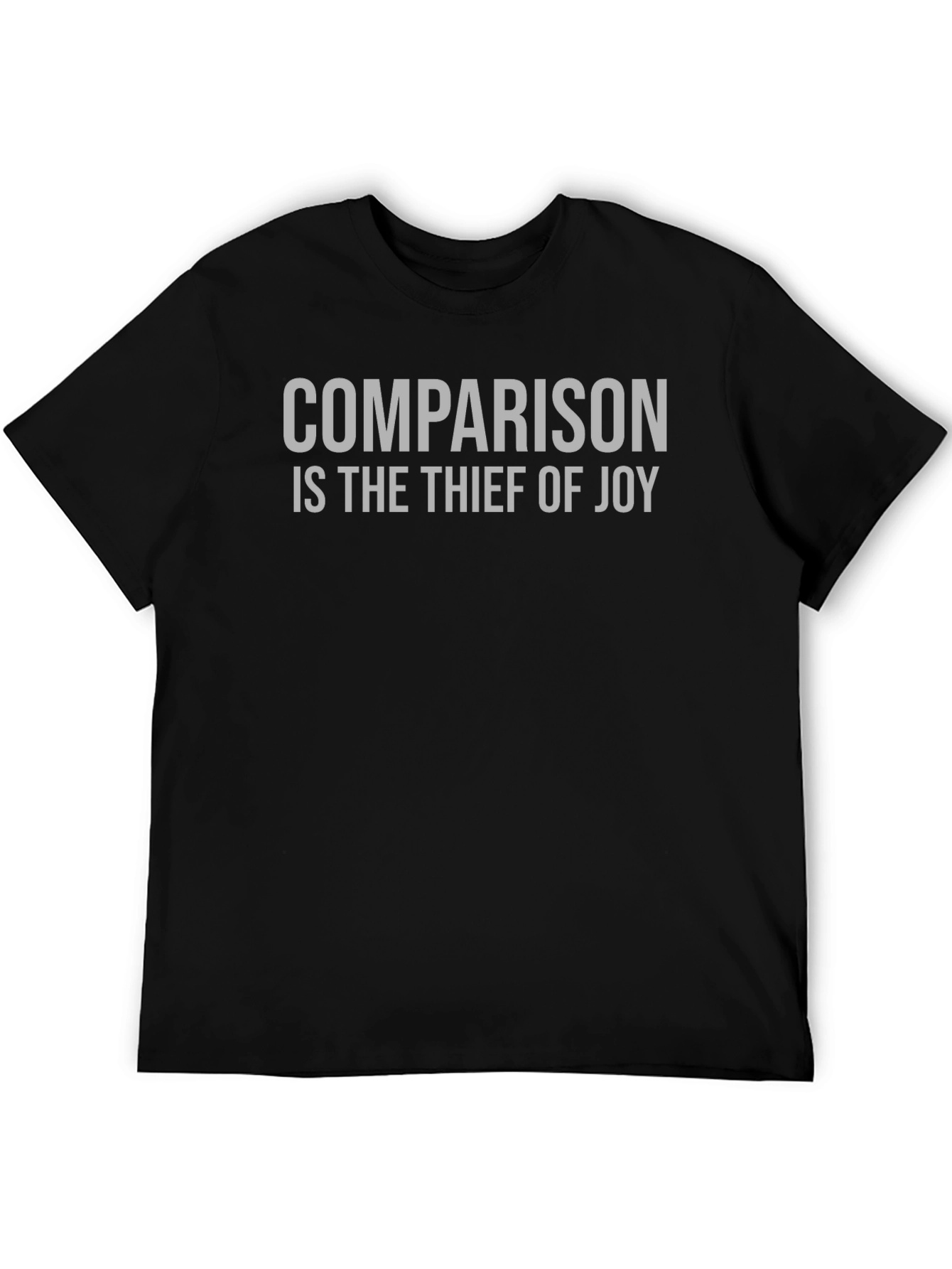 Comparison Thief of Joy Graphic Tee - Black