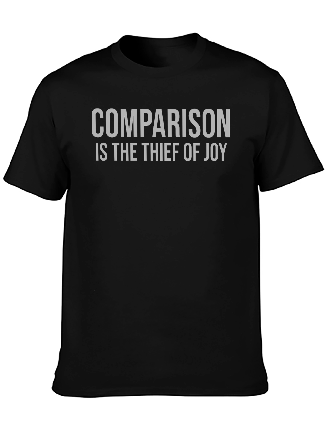 Comparison Thief of Joy Graphic Tee - Black