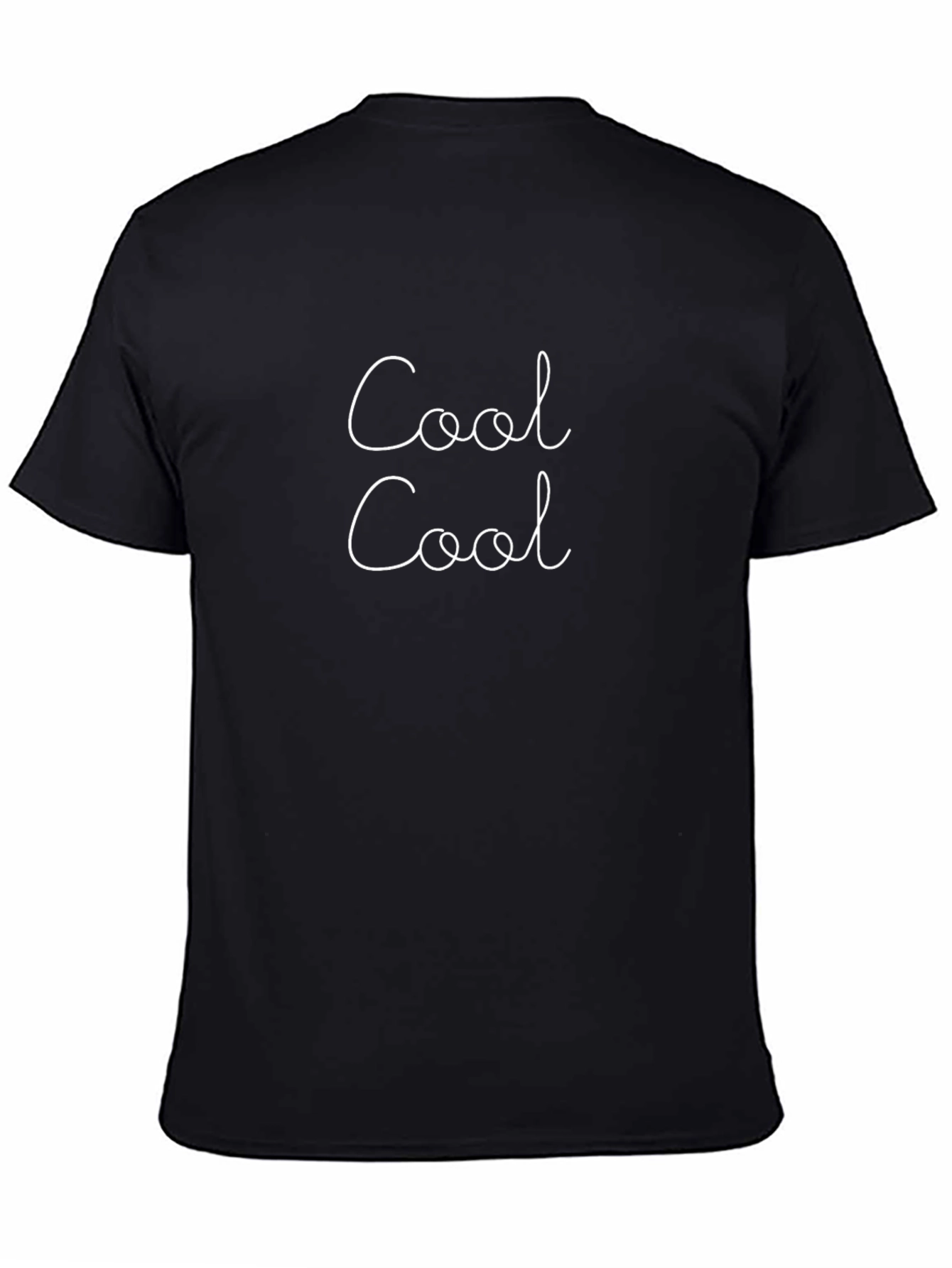 Cool Cool Graphic T-Shirt - Casual Black Tee