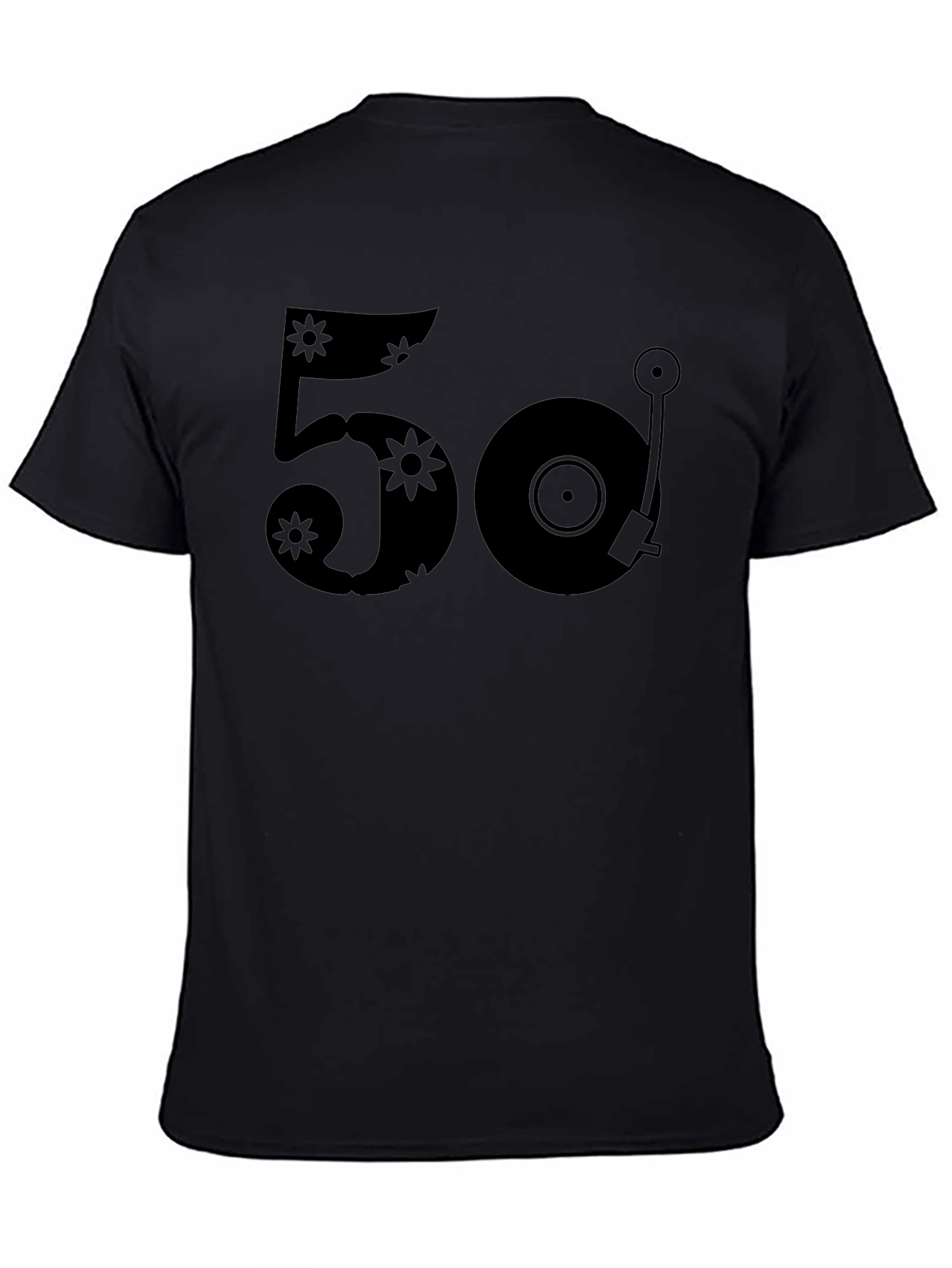 Retro 50 Record Player Graphic T-Shirt
